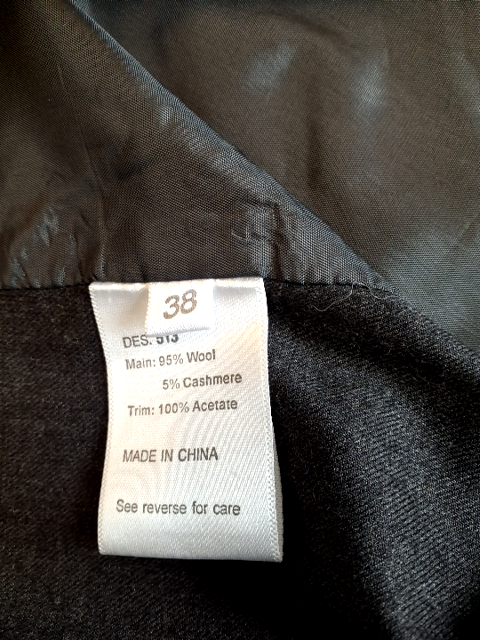 Rutzoü Indendørs kort jakke uld cashmere (B127)